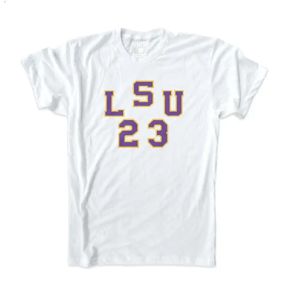 Men's LSU Tigers White Pete Maravich vintage Pistol NCAA Football T-Shirt